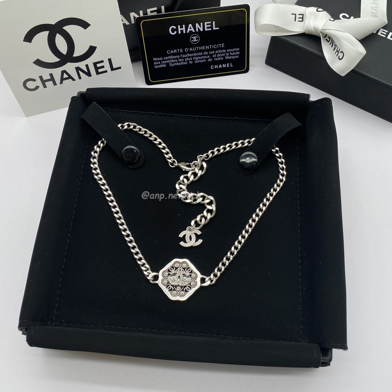 Chanel Cc Pearl Necklace (11) - www.newkick.vip
